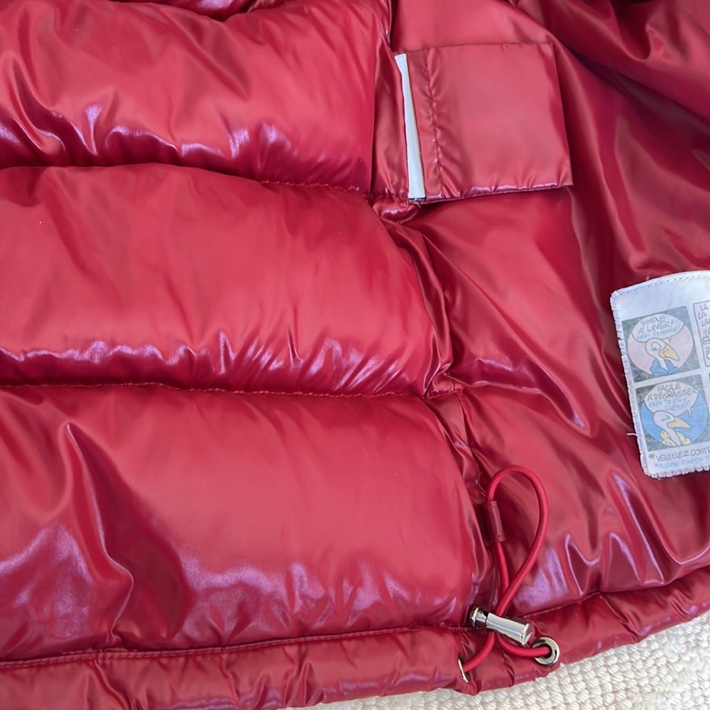 MONCLER red jacket - Picture 6 of 13